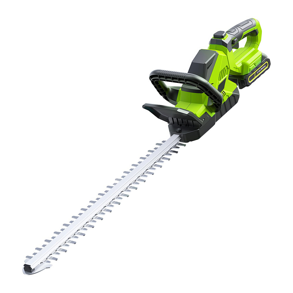 Cordless Hedge Trimmer 20 Inch with Dual Battery and Rotating Head