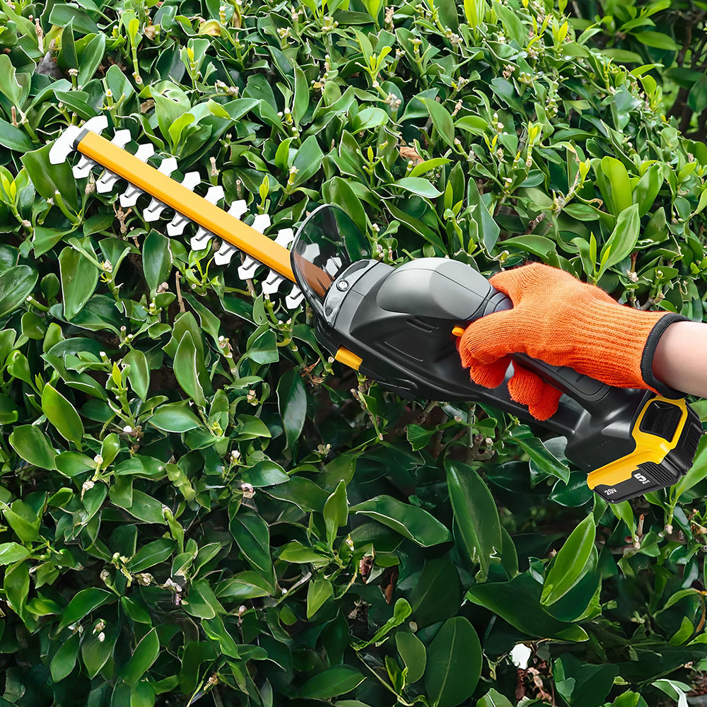 Cordless Hedge Trimmer and Grass Shear 2 in 1 Compatible 20V