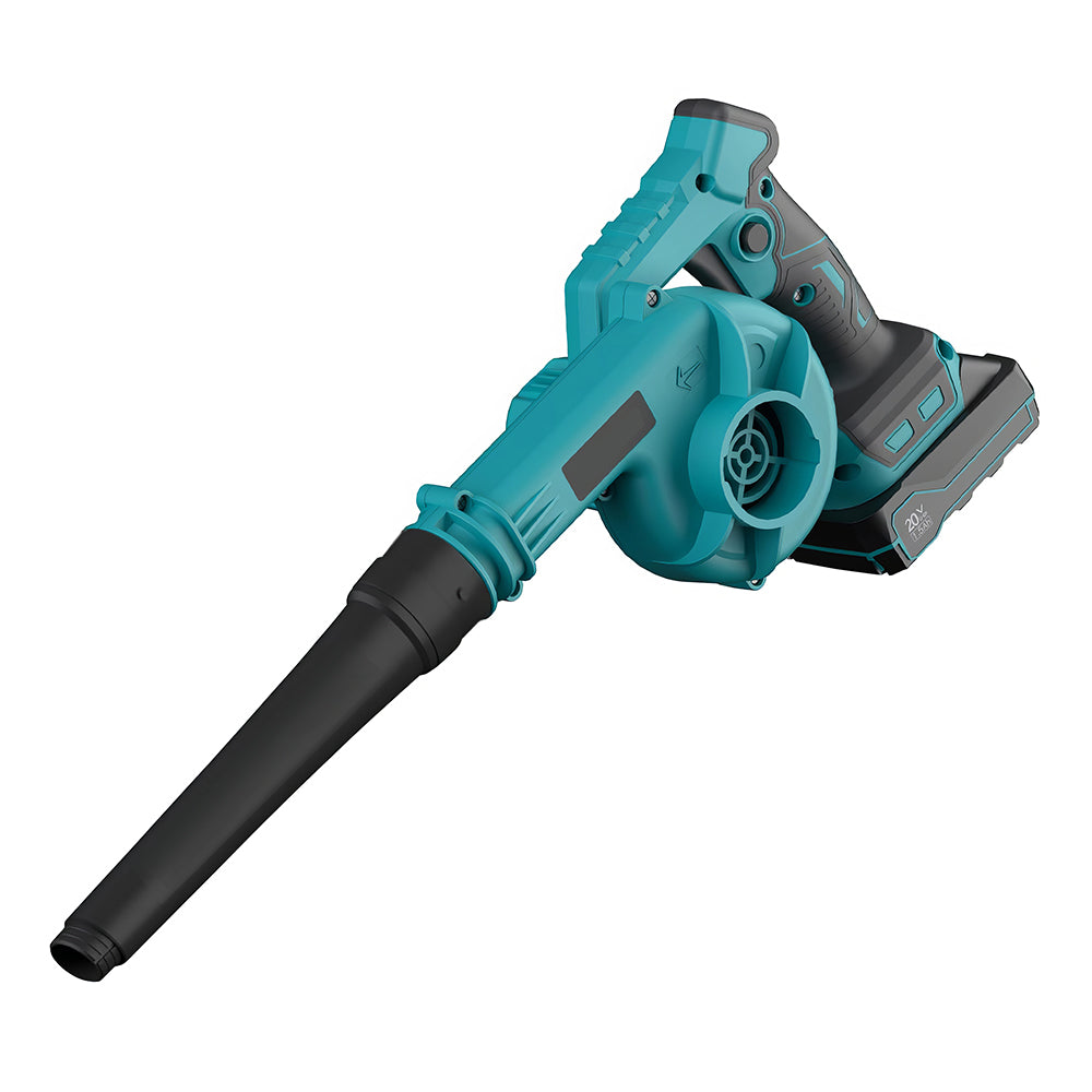 20V Cordless Leaf Blower with Battery Fast Charger and Nozzles