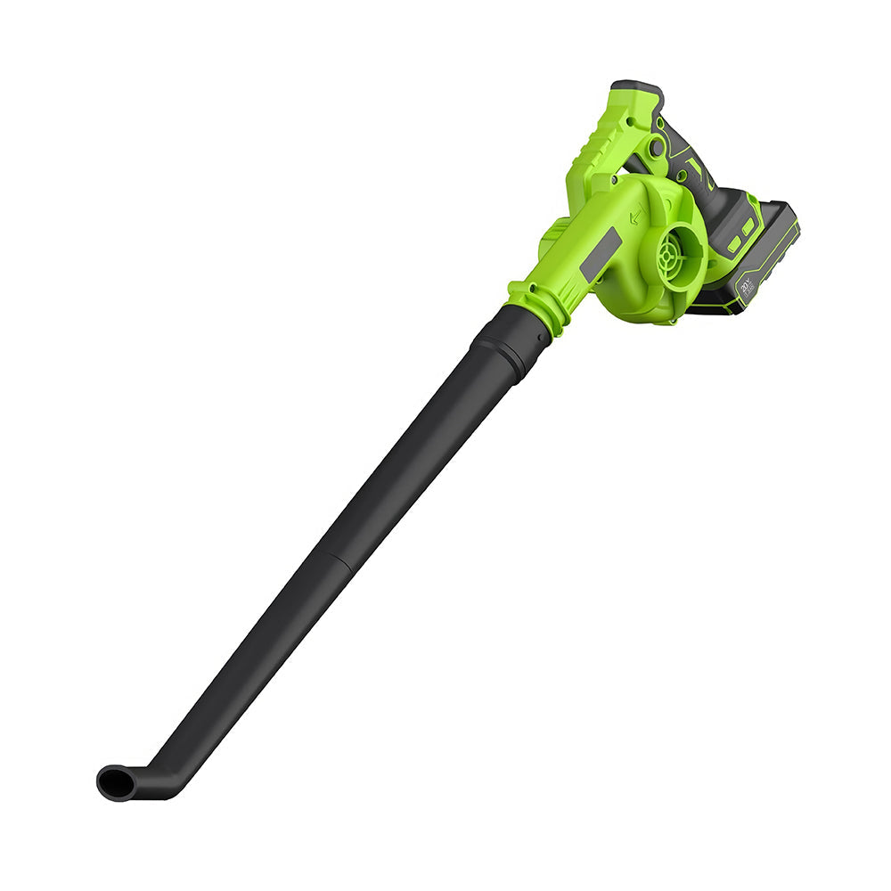 20V Cordless Leaf Blower with Battery Fast Charger and Nozzles