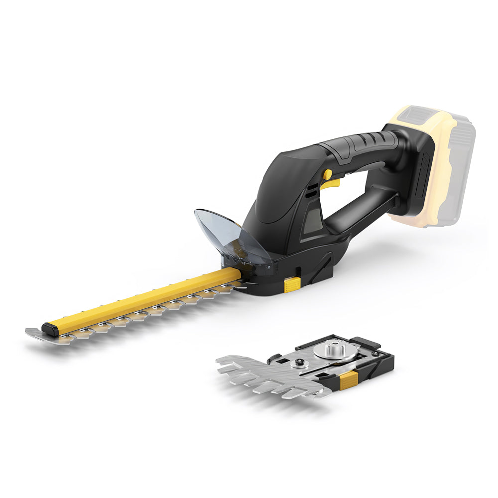 Cordless Hedge Trimmer and Grass Shear 2 in 1 Compatible 20V