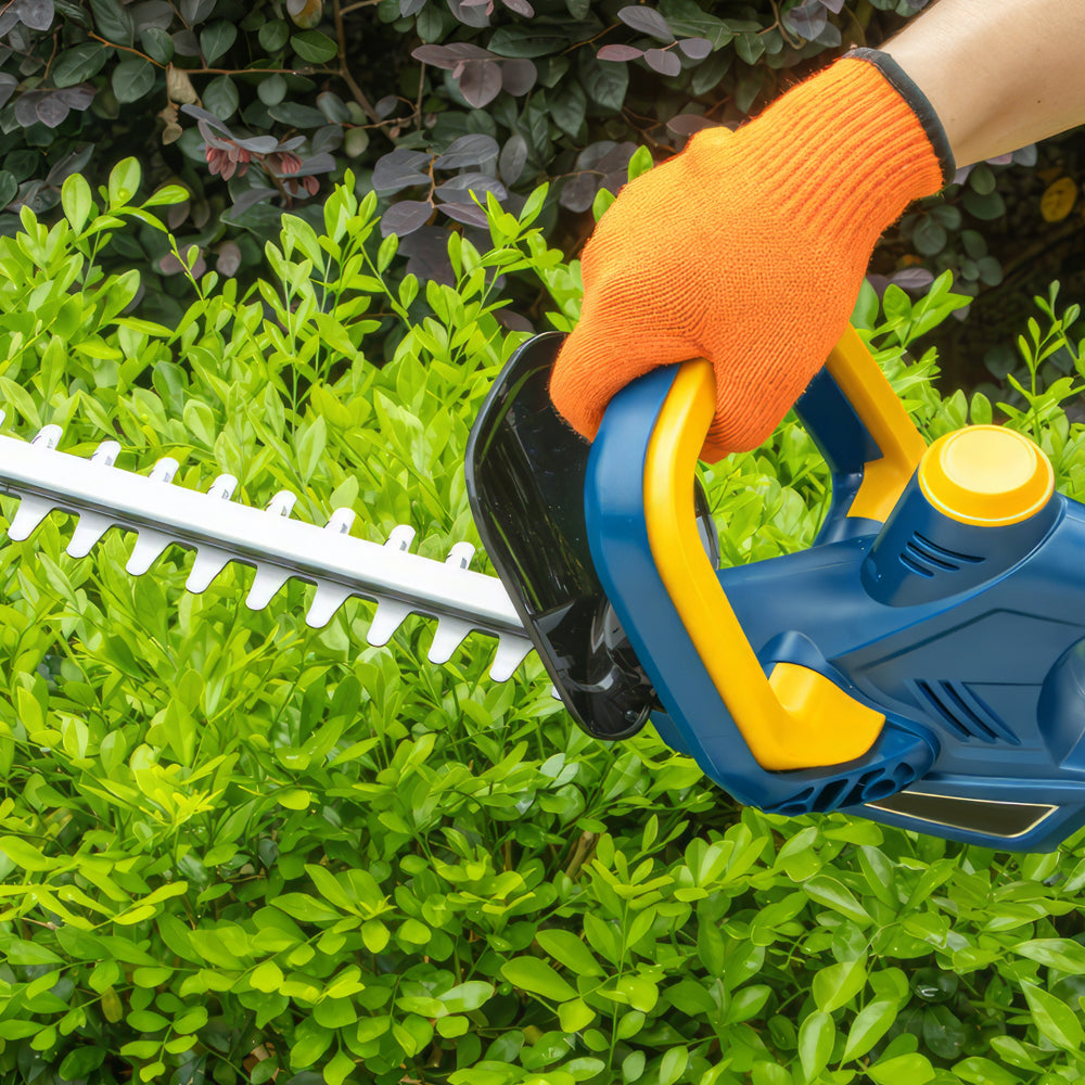 Cordless Hedge Trimmer 22 Inch Dual Action Blade with Rotating Handle