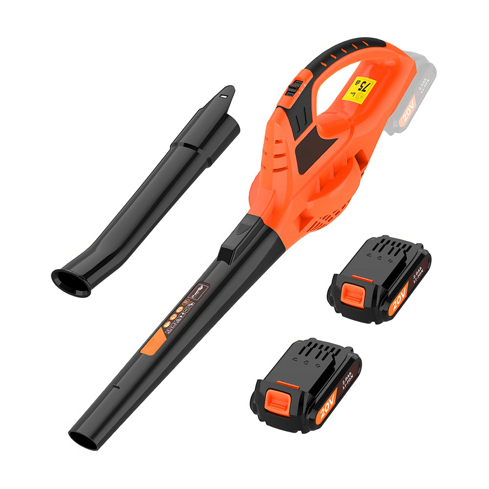 21V Cordless Leaf Blower with Battery and Fast Charger