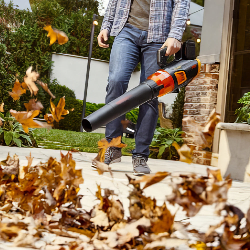 20V Cordless Leaf Blower with Battery and Charger